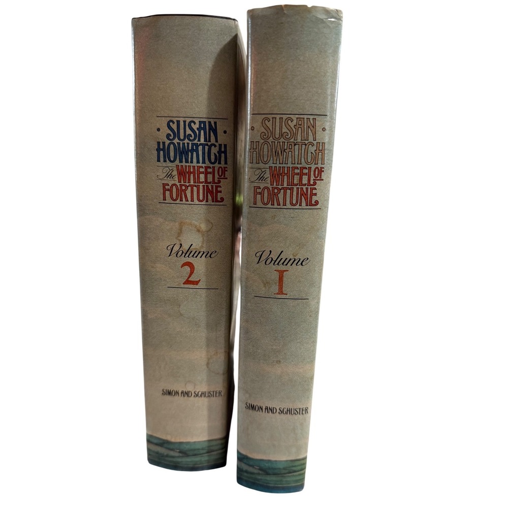 The Wheel of Fortune Susan Howatch 2 Volume Set 1984 Book Club Edition HCDJ VTG